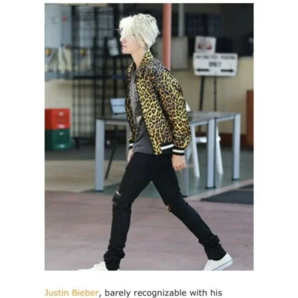 EN NOIR EN001 Celebrity fav Bieber Efron Distress Jean Coated Cash Black sz31